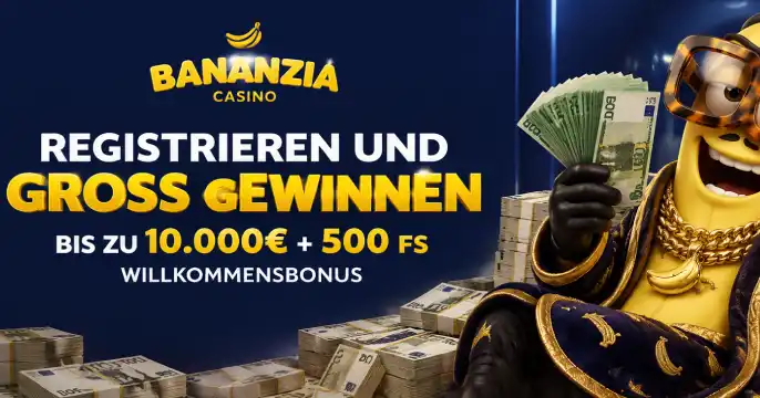 Bananzia Casino Registrierung banner